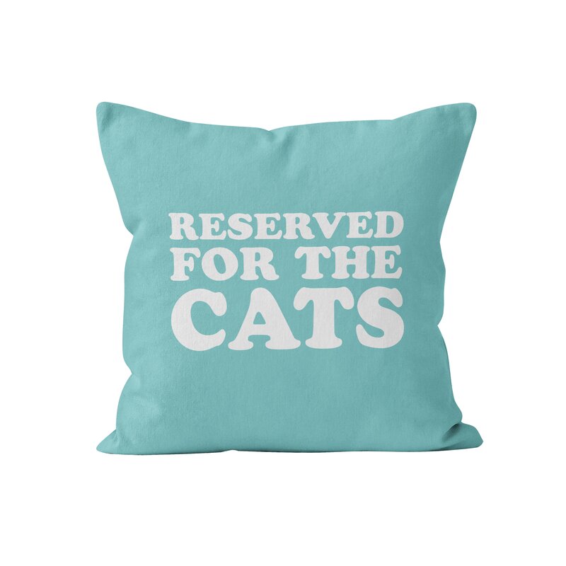 reserved for cat pillow